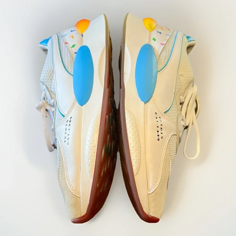 Puma Mens RS 9.8 Tetris 372490-01 White Multi Casual Shoes Sneakers Size 9‎ US